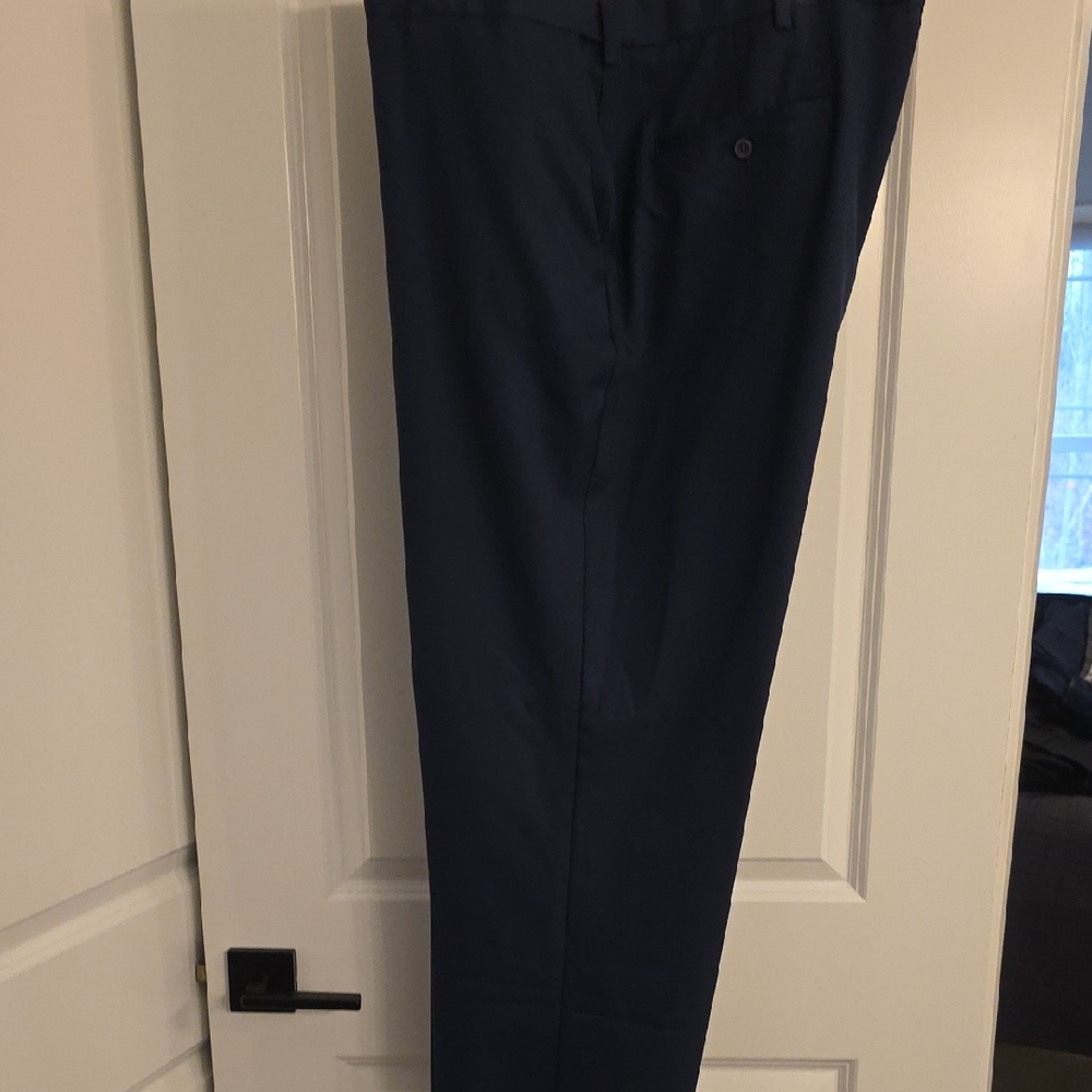 Haggar Men's Navy Blue Dress Pants